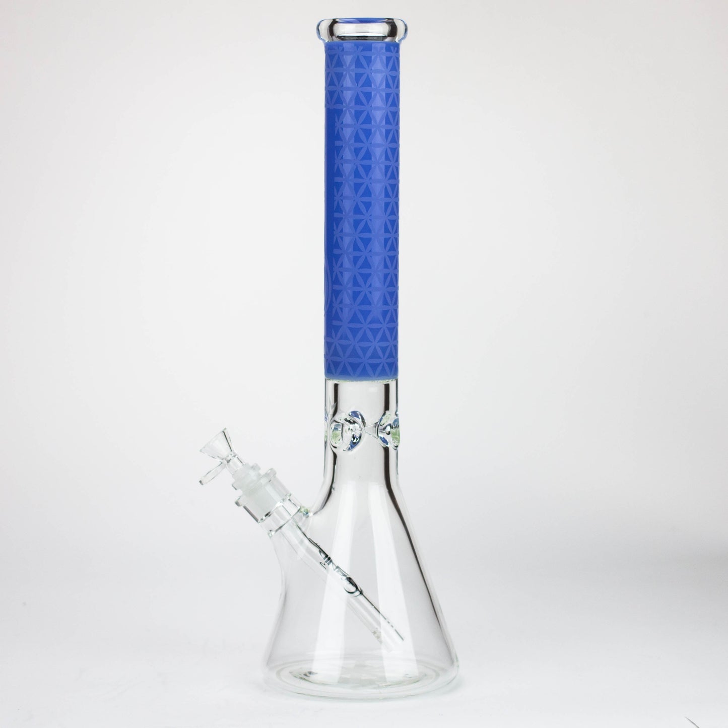 Genie | 17" sandblasted artwork tube 7 mm glass water bong [GB21005]_13