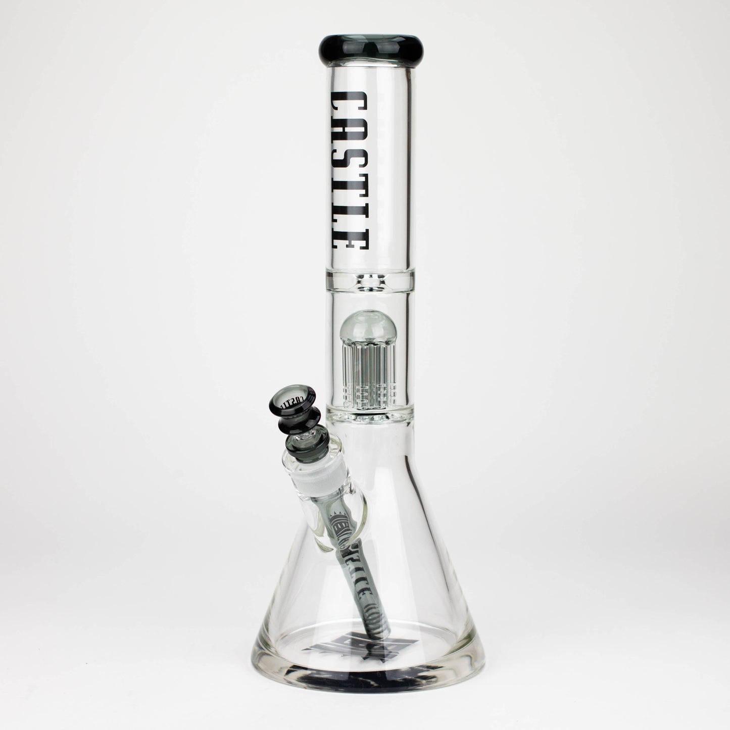 Castle Glassworks | 14" 8-arm Beaker Bong [CP-003]_7