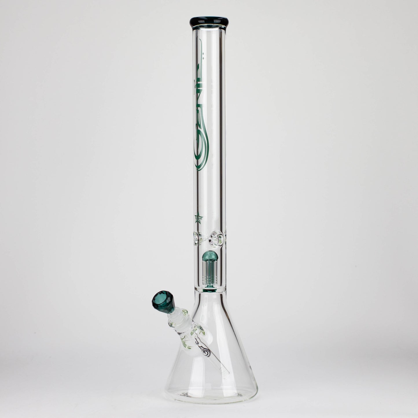 GENIE | 24" 9 mm single percolator glass water bong [GB1905]_10