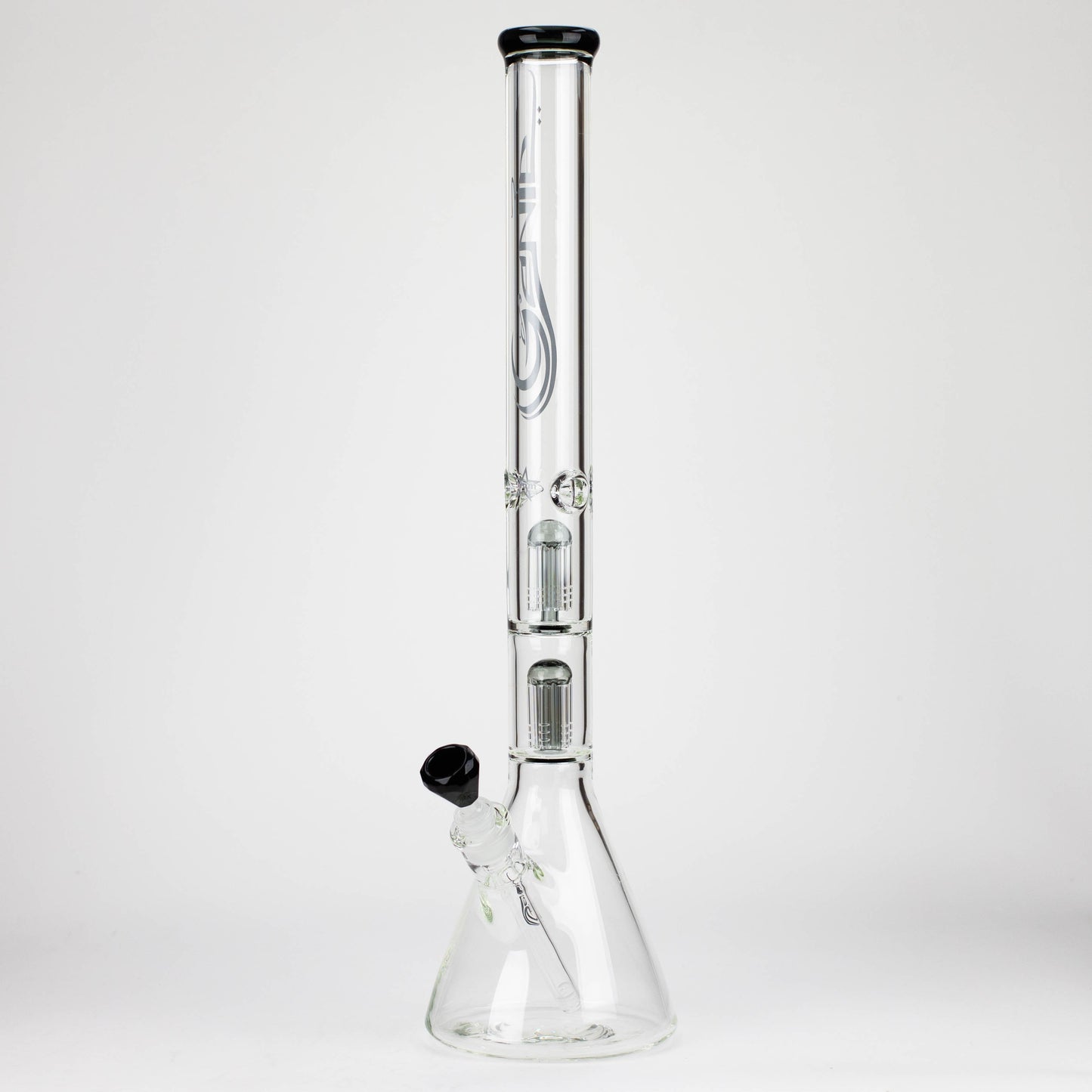 GENIE | 24" Dual 6 arms 9mm glass water beaker bong [GB1906]_13