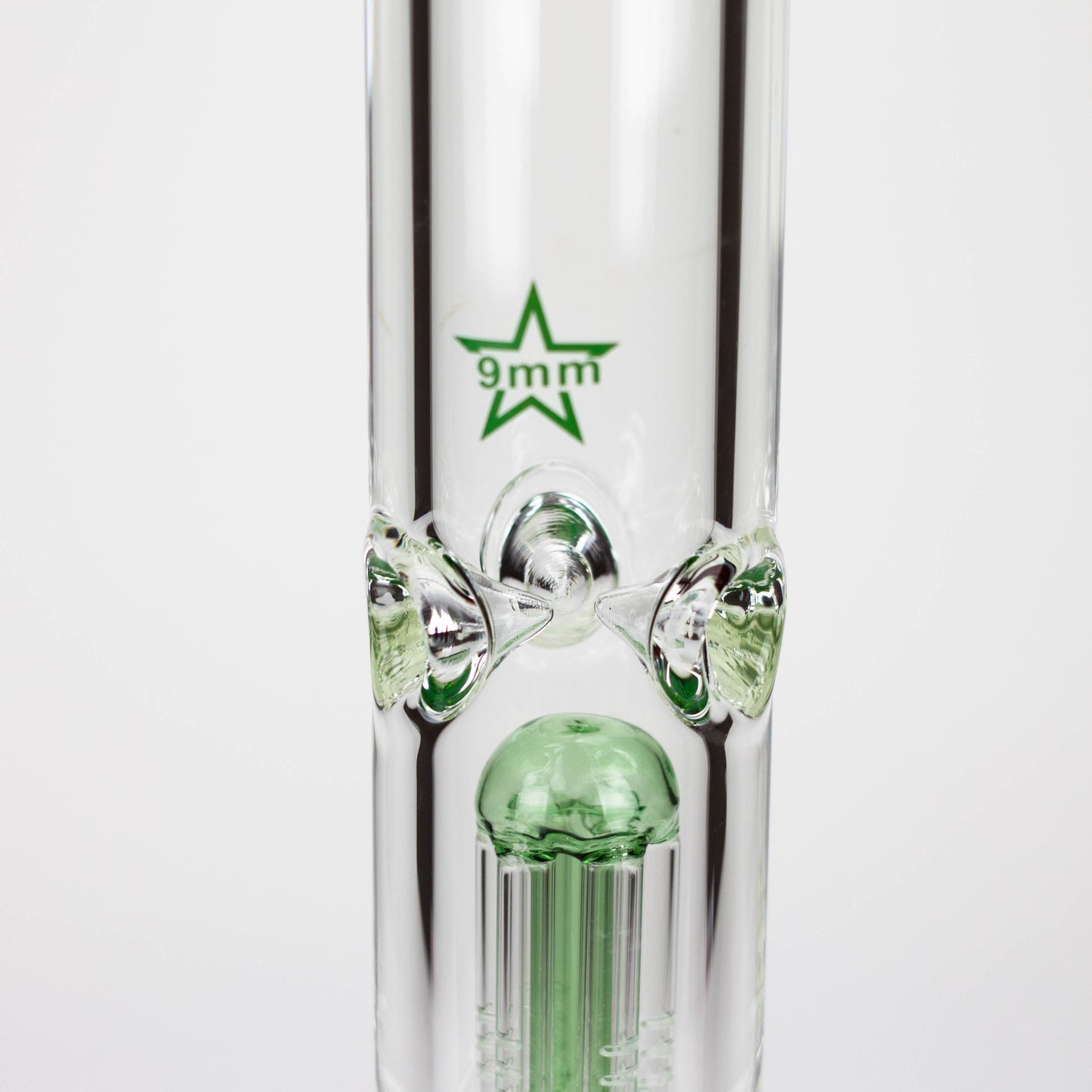 GENIE | 24" 9 mm single percolator glass water bong [GB1905]_2