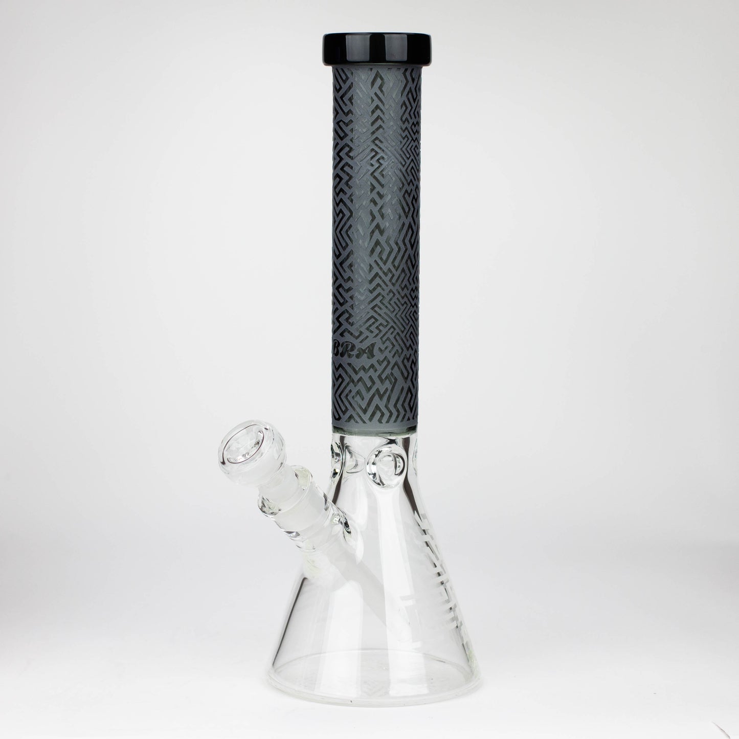 COBRA | 15" sandblasted artwork tube 7 mm glass water bong [YK04]_4