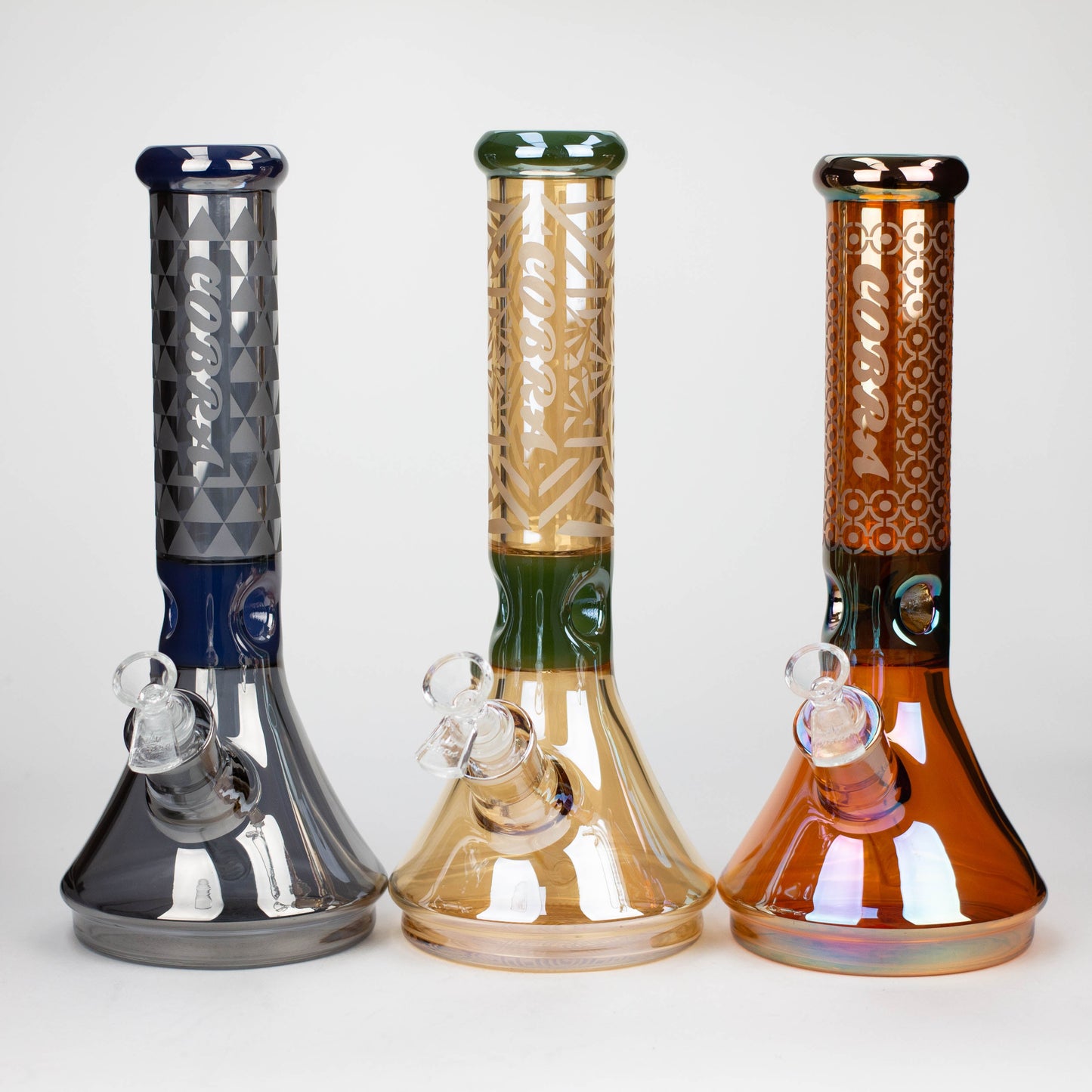 COBRA | 13" Eletroplate 7 mm Glass Beaker Bong [LL1026]_0