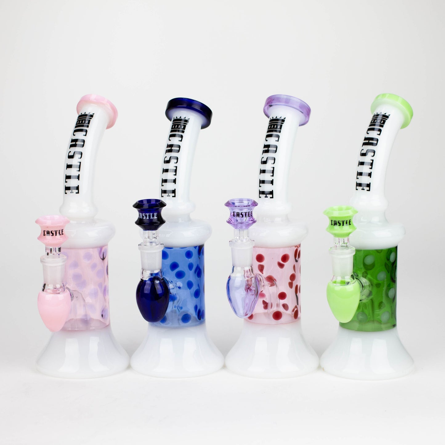 Castle Glassworks | 9" 2-in-1  Color Spots Rig_0