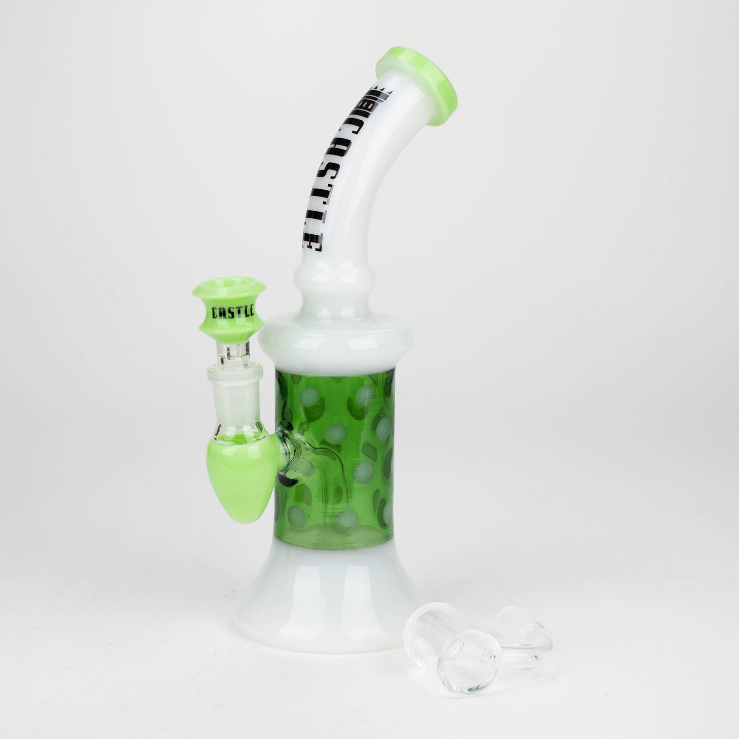 Castle Glassworks | 9" 2-in-1  Color Spots Rig_8