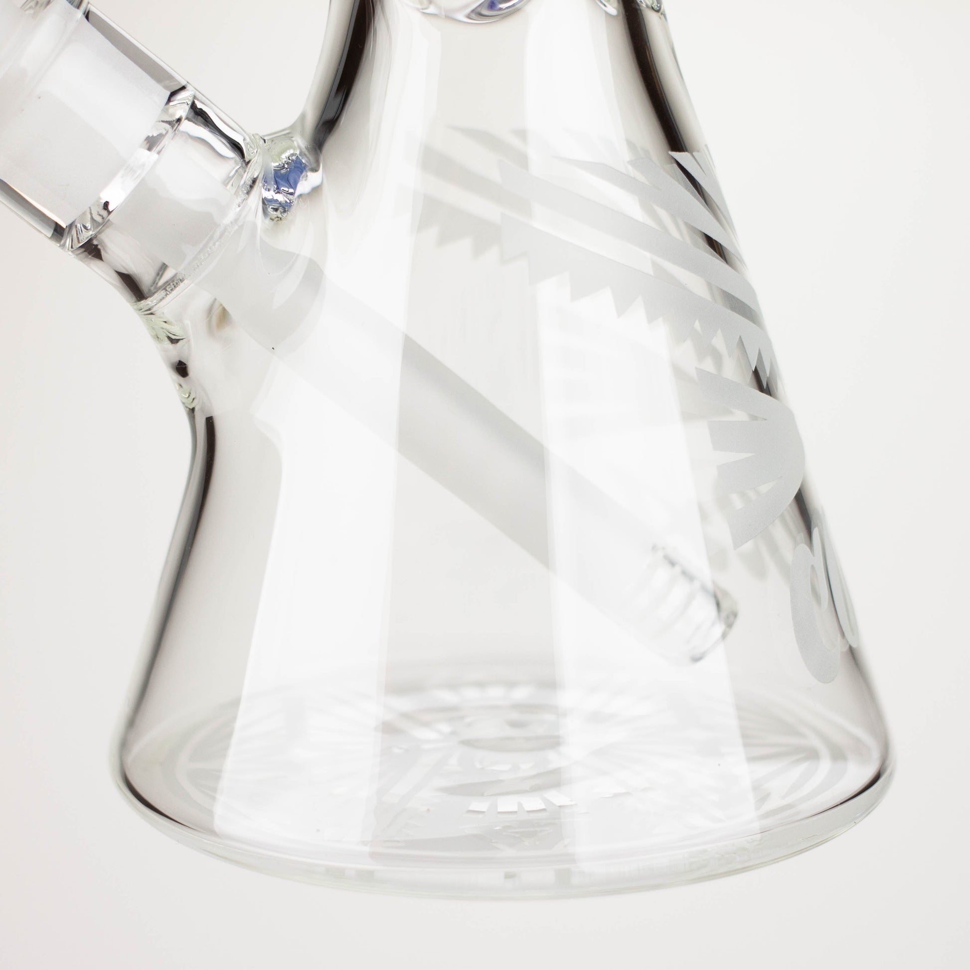 COBRA | 14" sandblasted geometric graphic 7 mm glass bong [YK08]_5