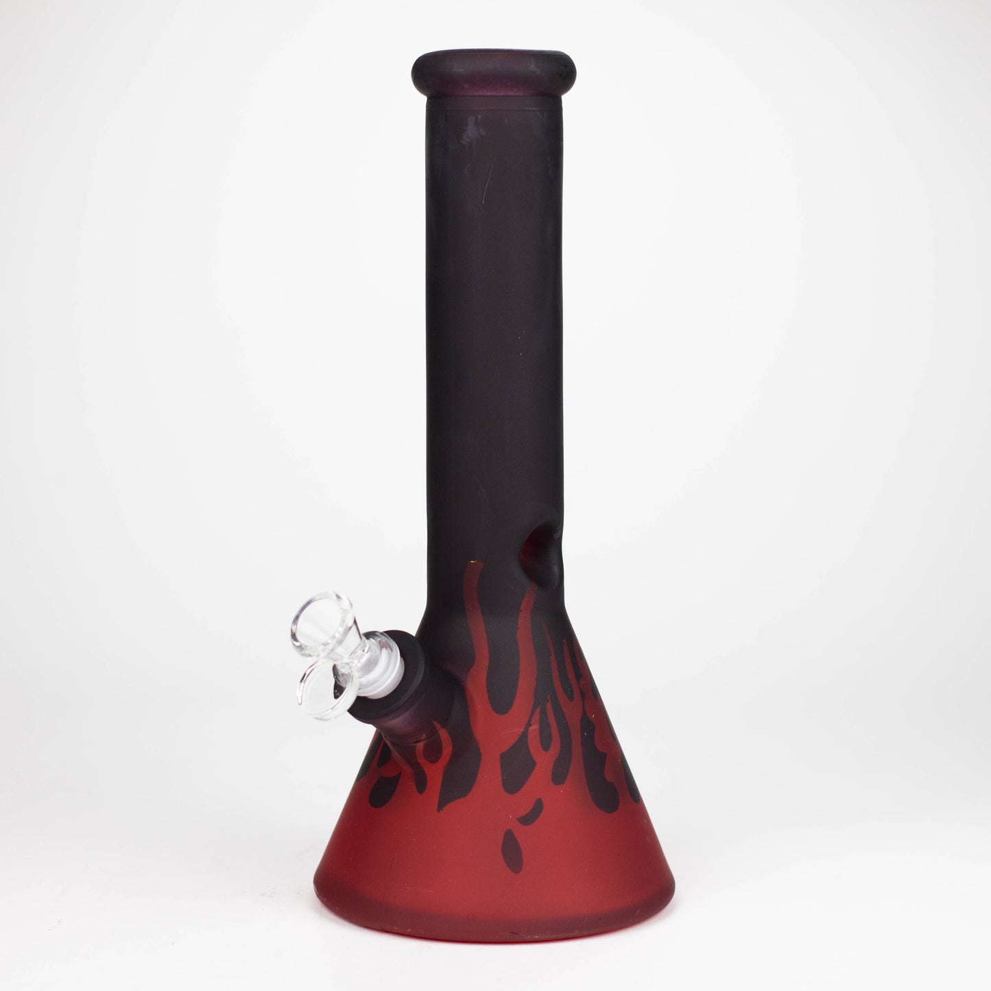 12.5" Soft glass 7mm beaker water bong [M12010]_0