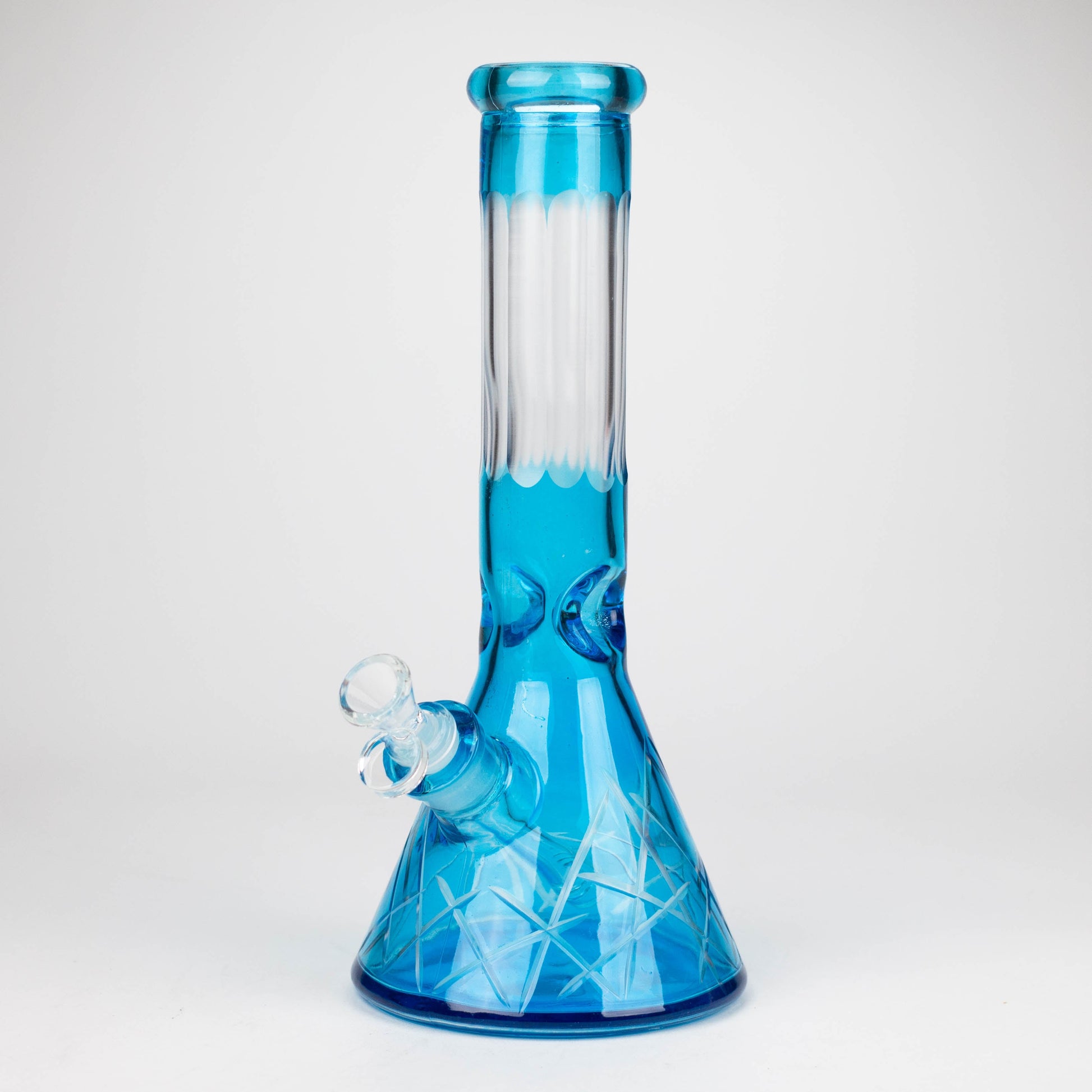 12.5" Soft glass 7mm beaker water bong [M12007A]_4