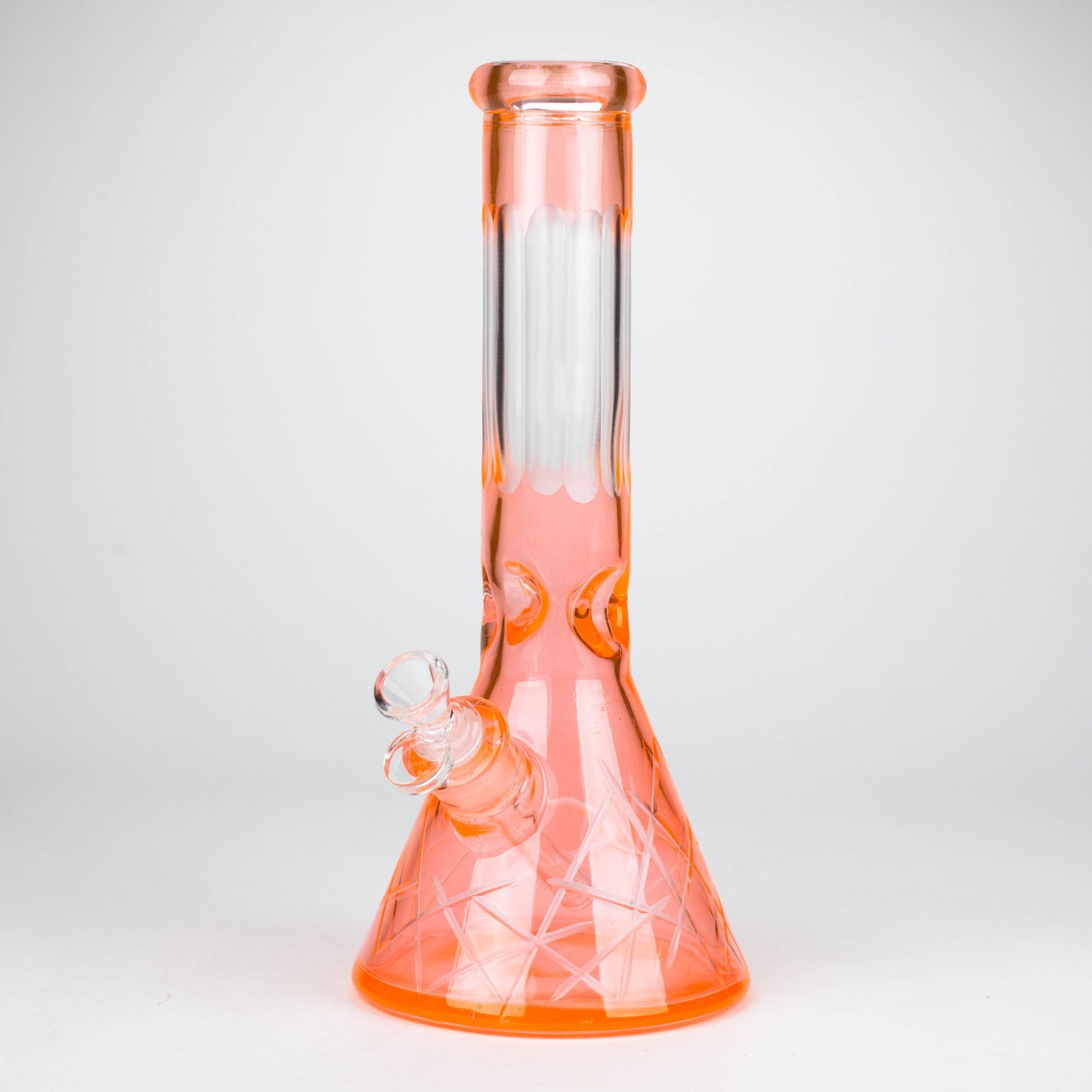 12.5" Soft glass 7mm beaker water bong [M12007A]_5