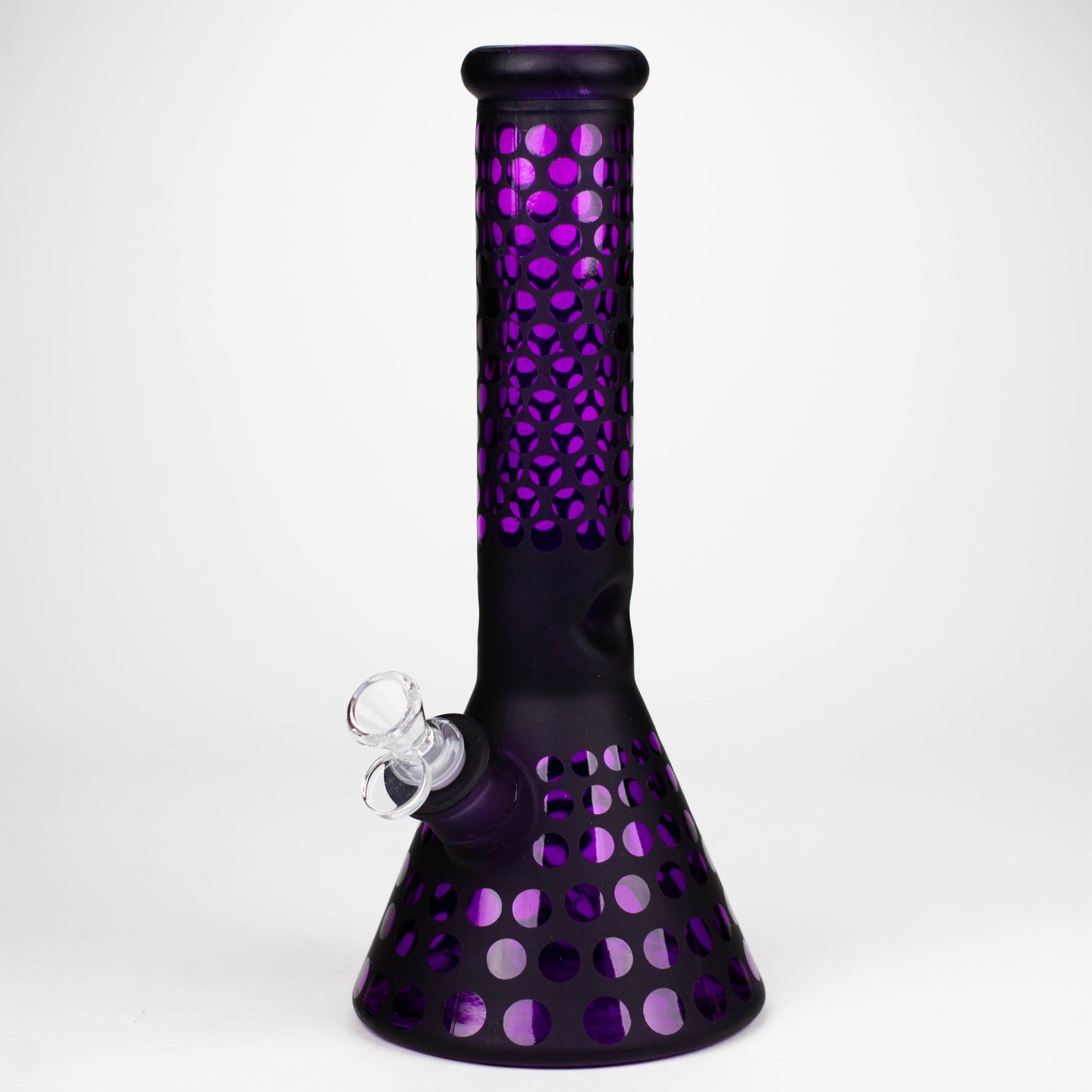 12.5" Soft glass 7mm beaker water bong [M12008]_1