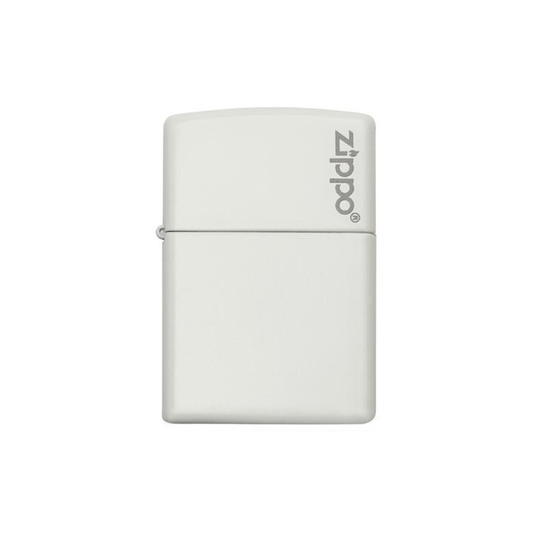 Zippo 214ZL White Matte with Zippo logo_0