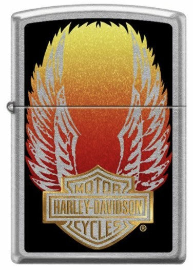 Zippo 28889 Harley Davidson Winged B&S_0