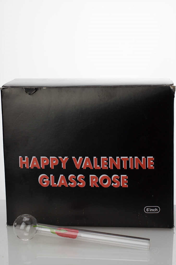 Happy valentine love rose Oil burner pipe_1