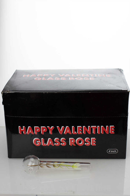 Happy valentine love rose Oil burner pipe_0