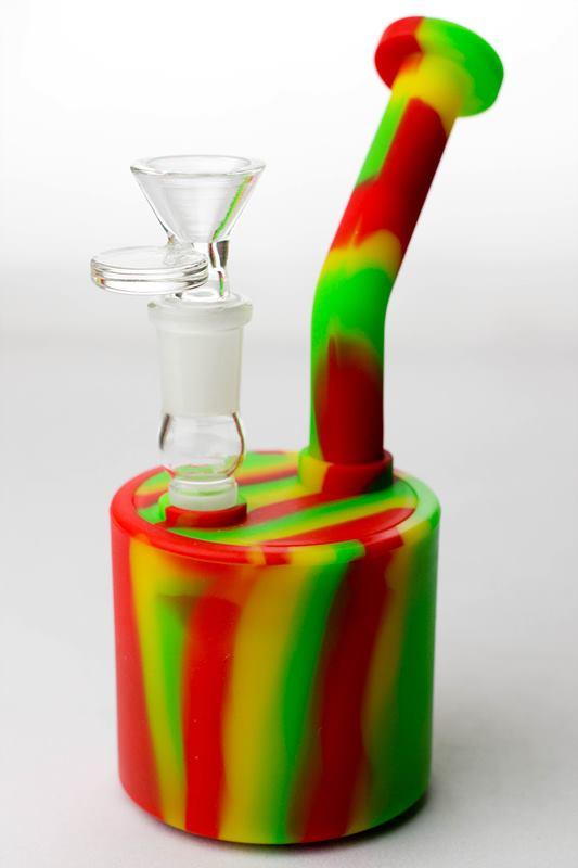 7" Detachable silicone bubbler_3