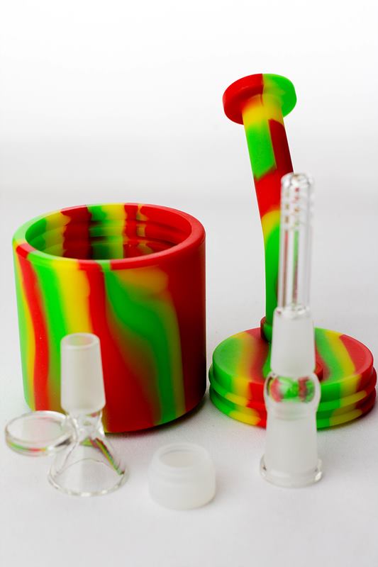 7" Detachable silicone bubbler_9