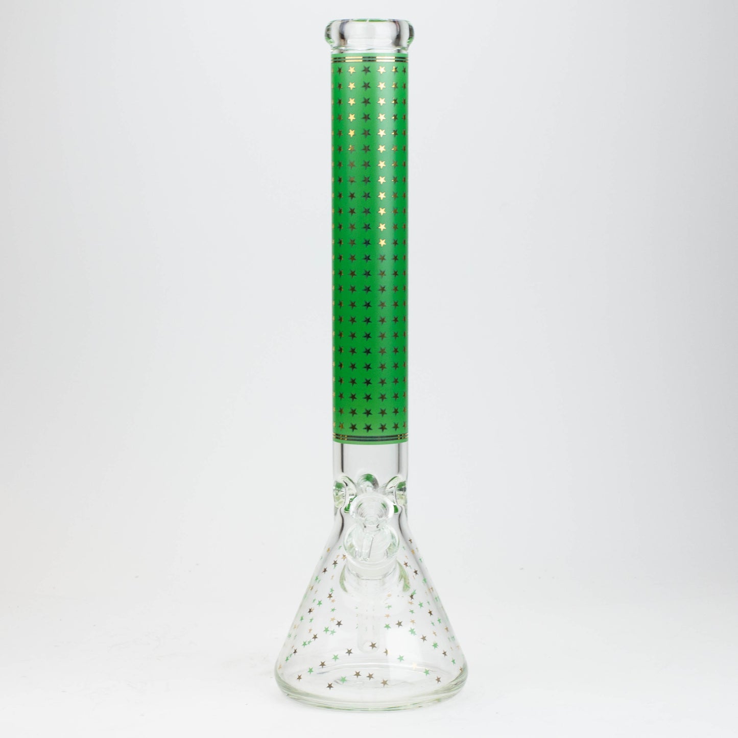 17.5" Star 7 mm glass water bong_6