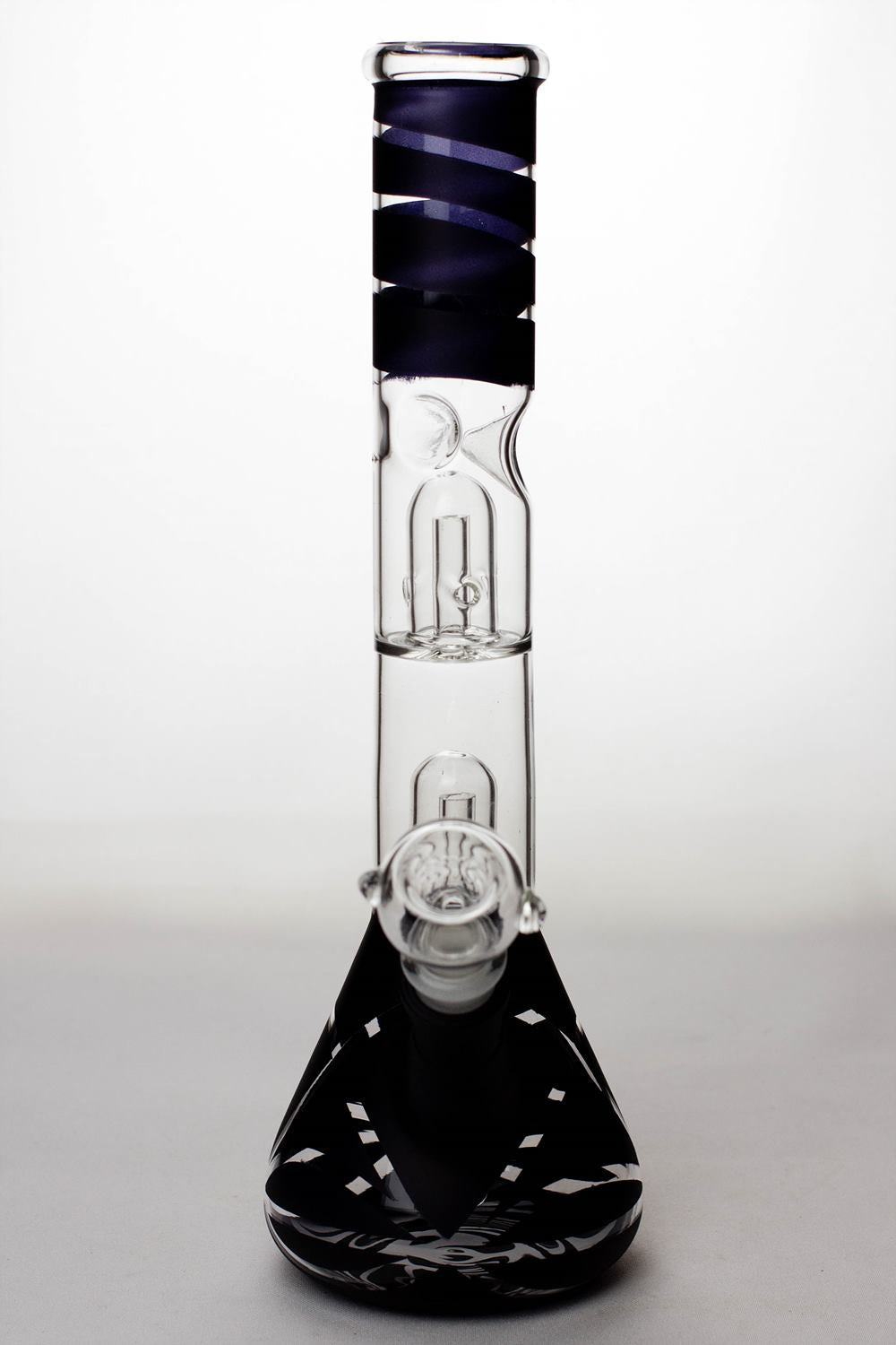 12 inches double dome percolator beaker Bong_7