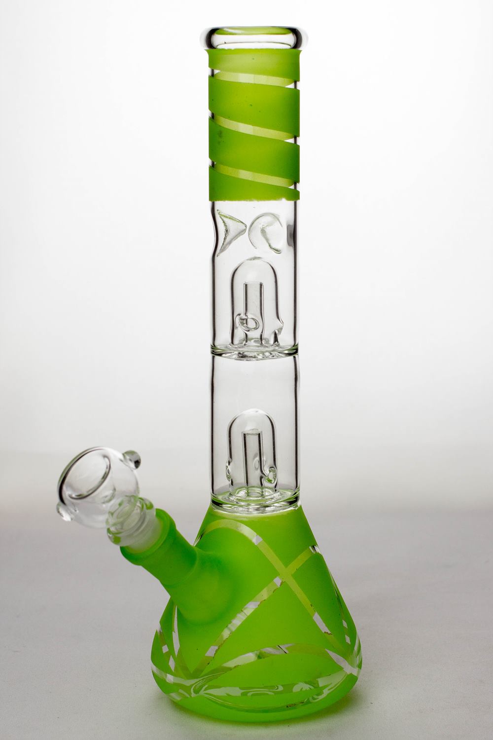 12 inches double dome percolator beaker Bong_3