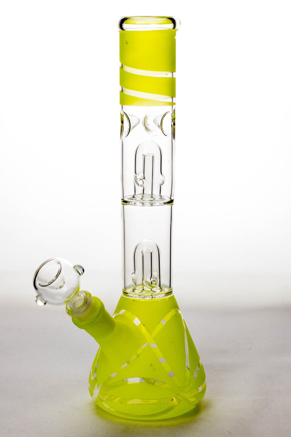 12 inches double dome percolator beaker Bong_4