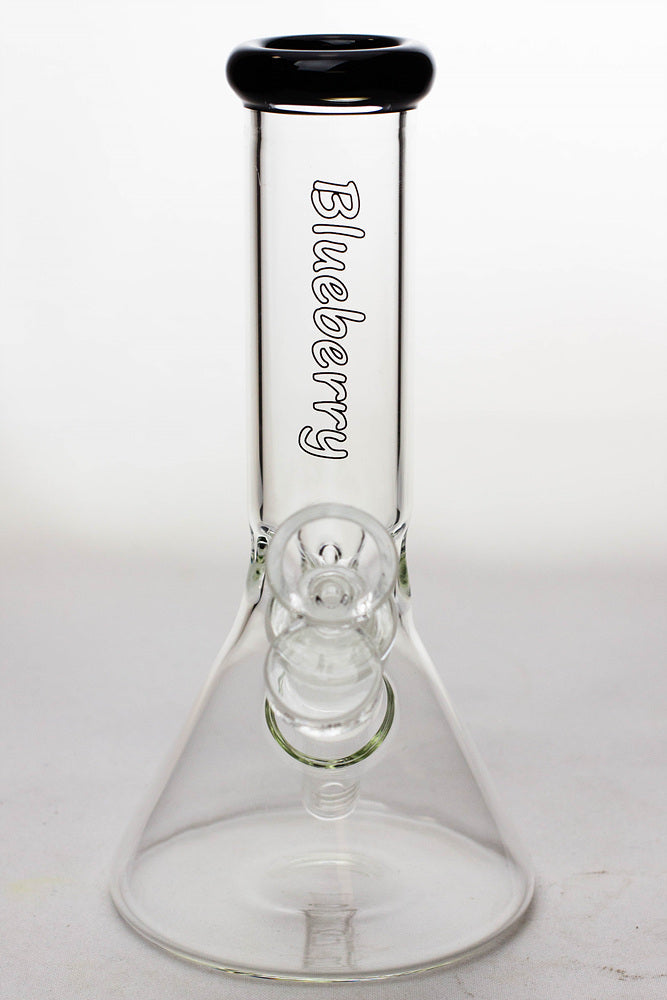 8" Blueberry glass beaker water bongs_16