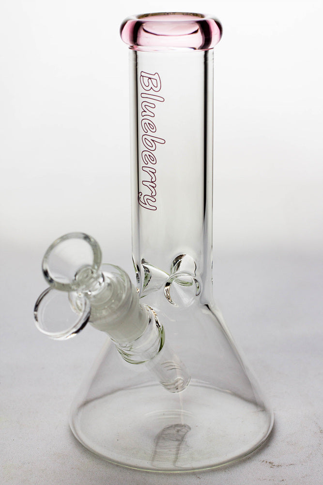 8" Blueberry glass beaker water bongs_1