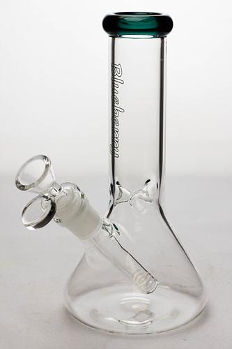 8" Blueberry glass beaker water bongs_14