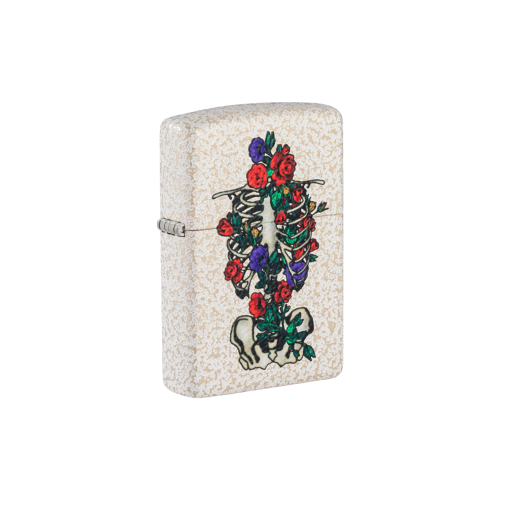 Zippo 49252 Floral Skeleton Design_3