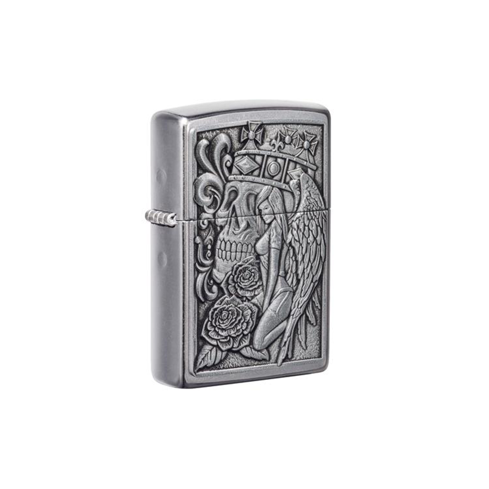 Zippo 49442 Skull and Angel Emblem Design_3