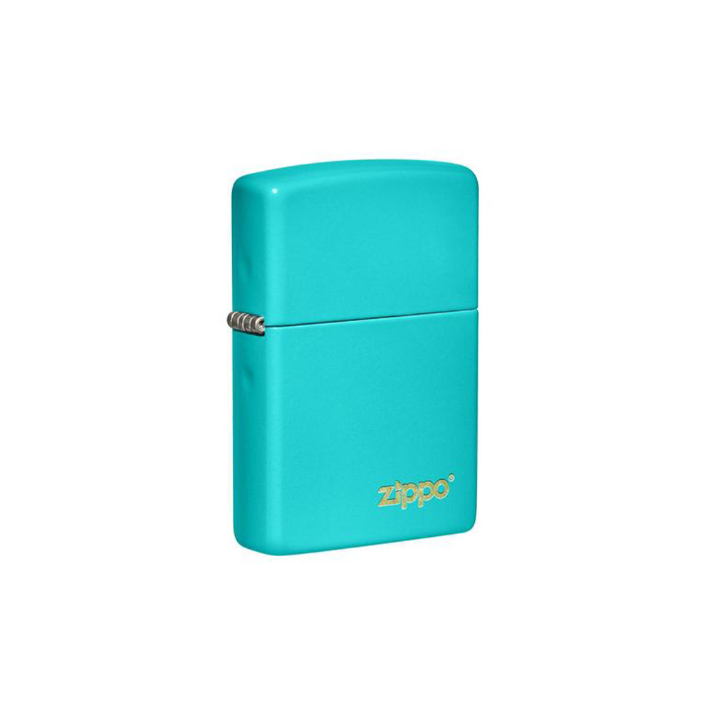 Zippo 49454ZL Classic Flat Turquoise Zippo Logo_3