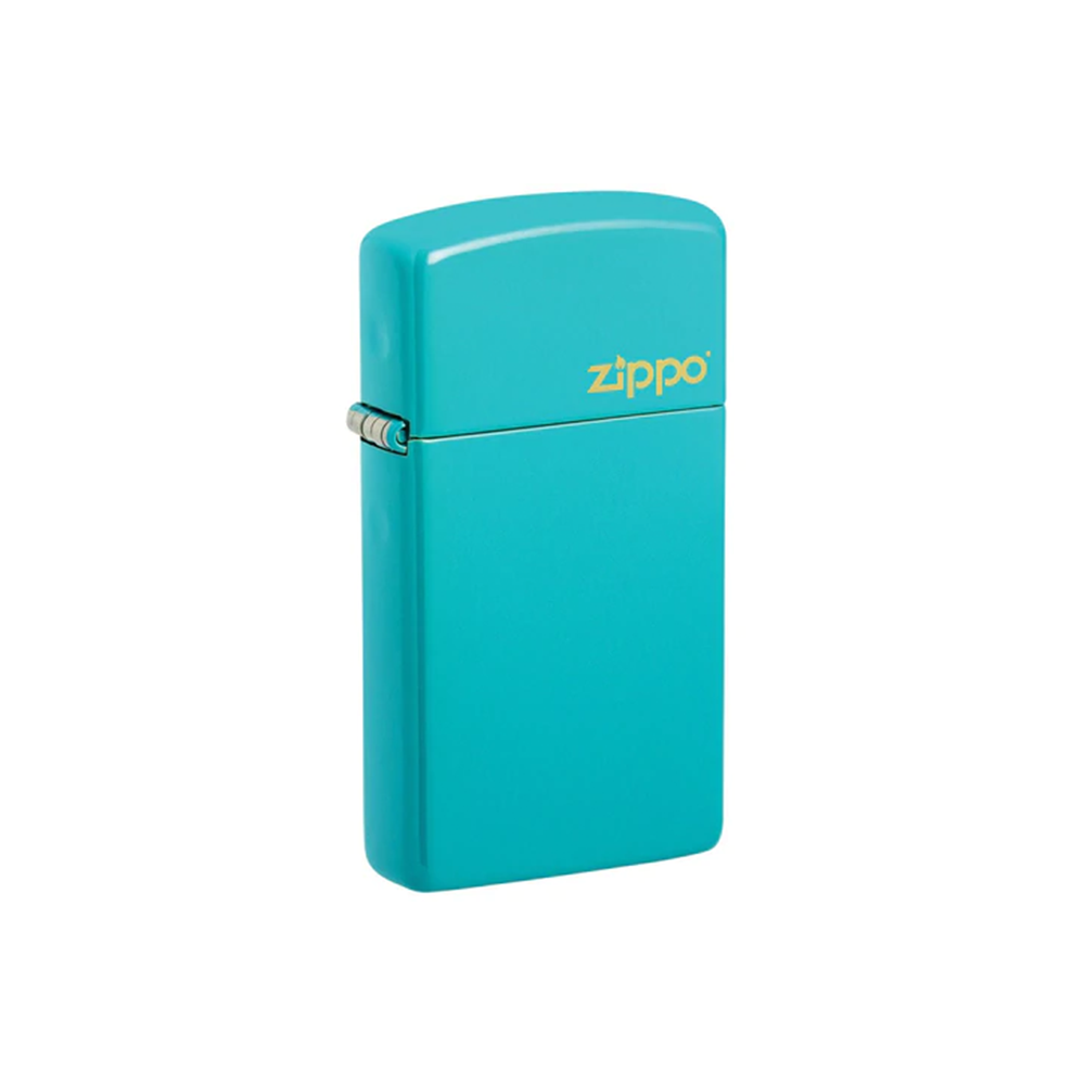 Zippo 49529ZL Slim® Flat Turquoise Zippo Logo_3