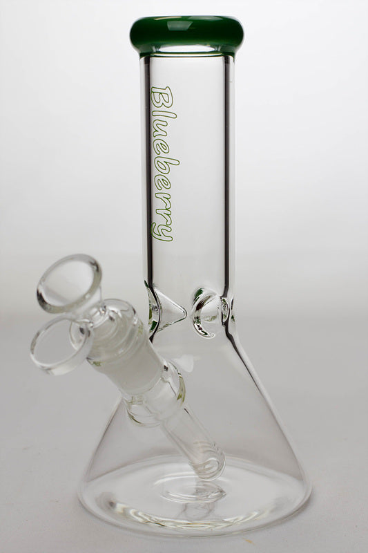 8" Blueberry glass beaker water bongs_4