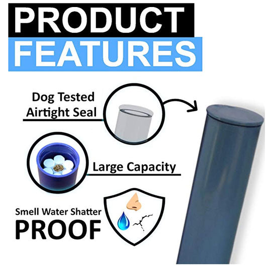 Alltrapod - Fully Smell Proof, Water Proof Containers - Bundle of 6_2