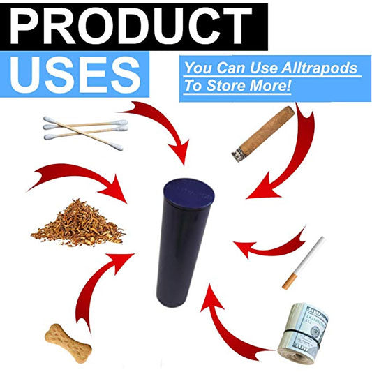 Alltrapod - Fully Smell Proof, Water Proof Containers - Bundle of 6_5