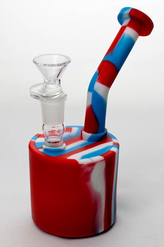 7" Detachable silicone bubbler_4