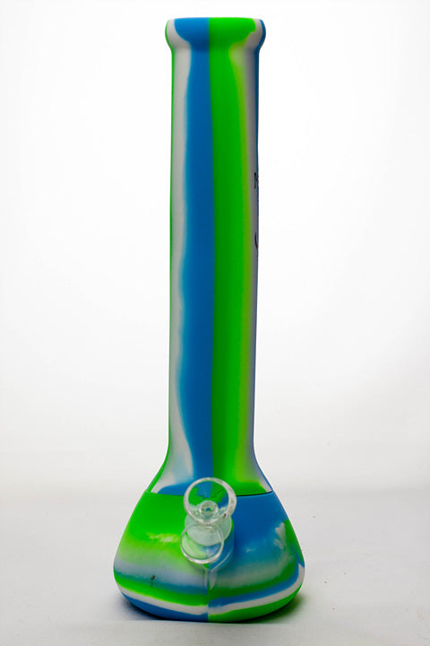 13" Genie mixed color Silicone detachable beaker water bong_11