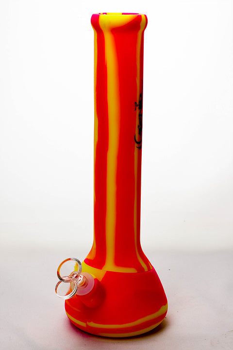 13" Genie mixed color Silicone detachable beaker water bong_5