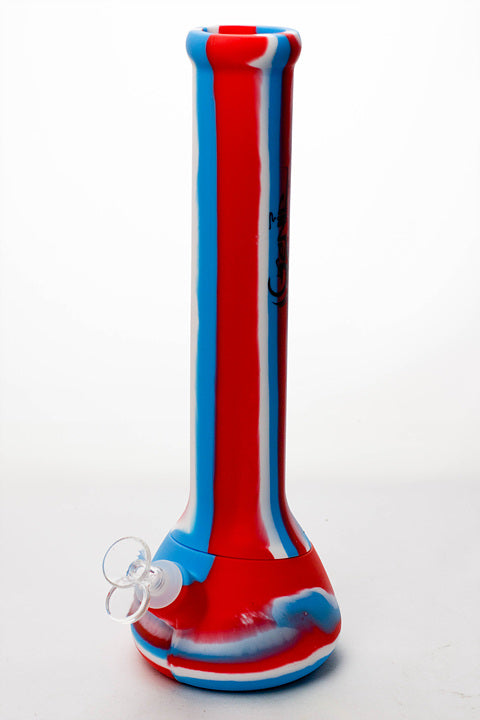 13" Genie mixed color Silicone detachable beaker water bong_8