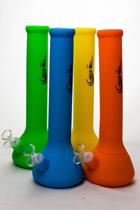 13" Genie Solid-color detachable Silicone water bong_0