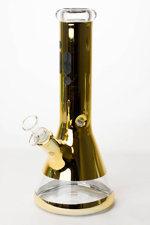 12" Infyniti 7 mm metallic classic beaker bong_7