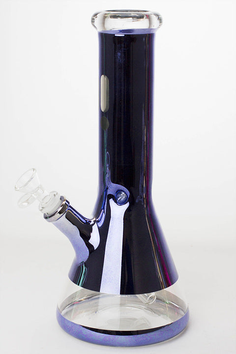 12" Infyniti 7 mm metallic classic beaker bong_9