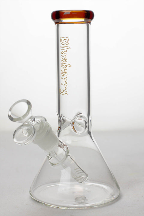 8" Blueberry glass beaker water bongs_2