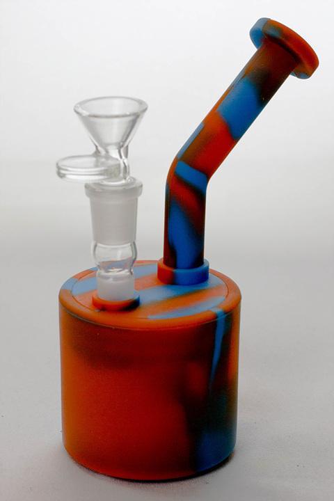 7" Detachable silicone bubbler_5