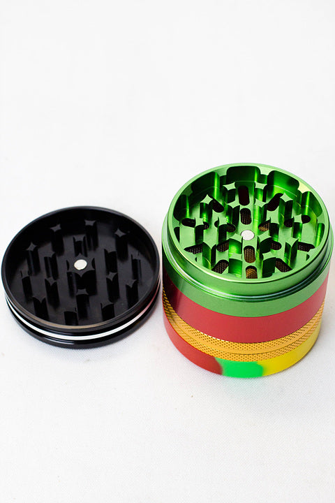 Infyniti 4 parts Aluminum Grinder w/silicone container_3