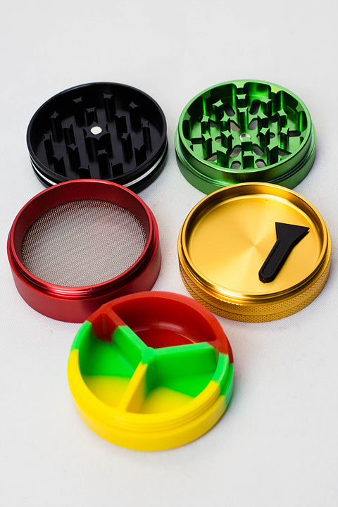 Infyniti 4 parts Aluminum Grinder w/silicone container_6