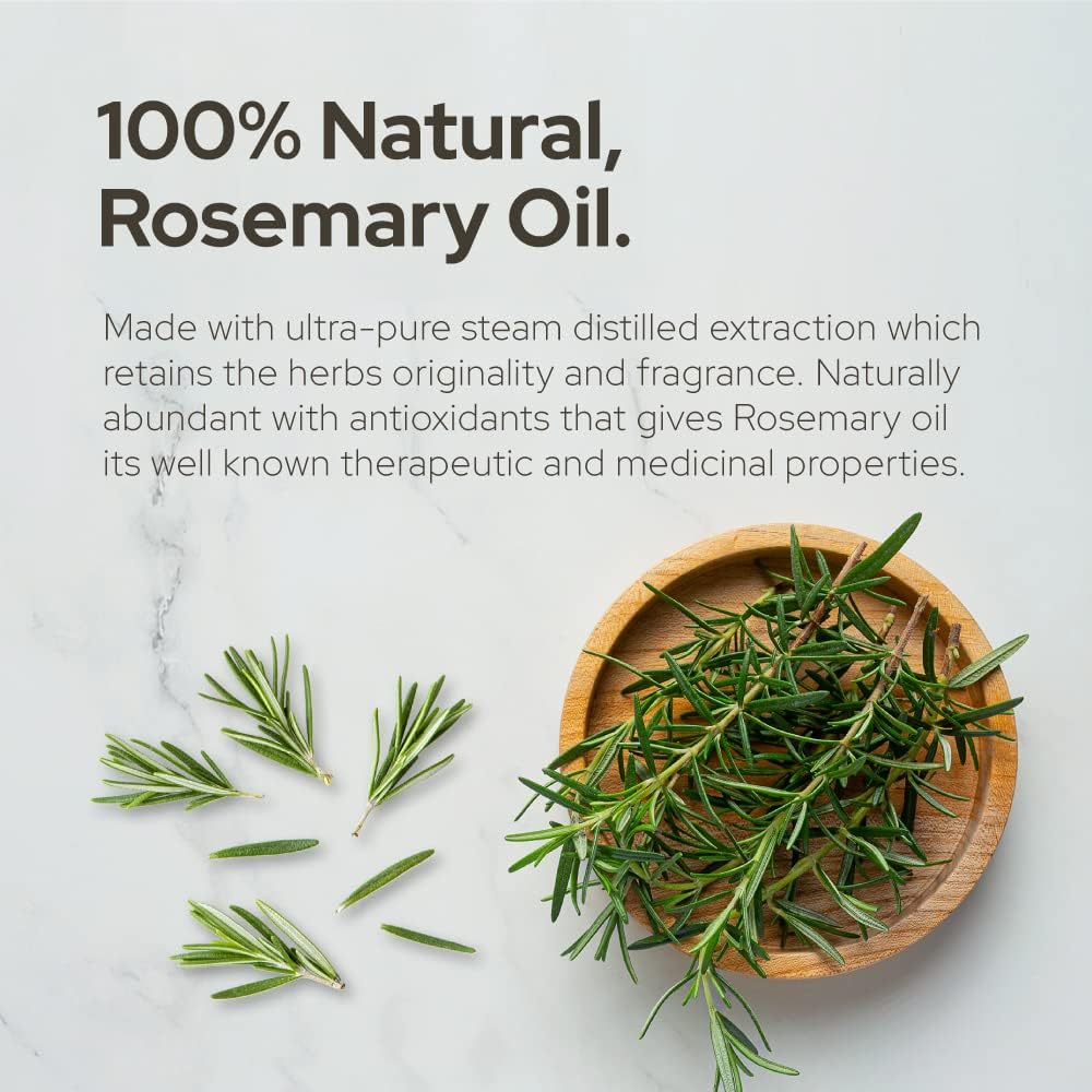 Plant of Life | Rosemary Essential Oil for Aromatherapy Hair, Skin, & Nails (1 oz / 30mL)_3