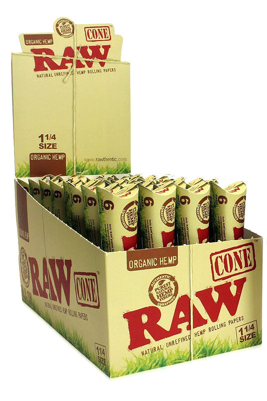 Raw organic cone 1 1/4_0