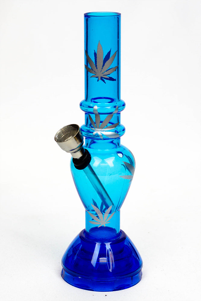 7" acrylic water pipe with grinder_8