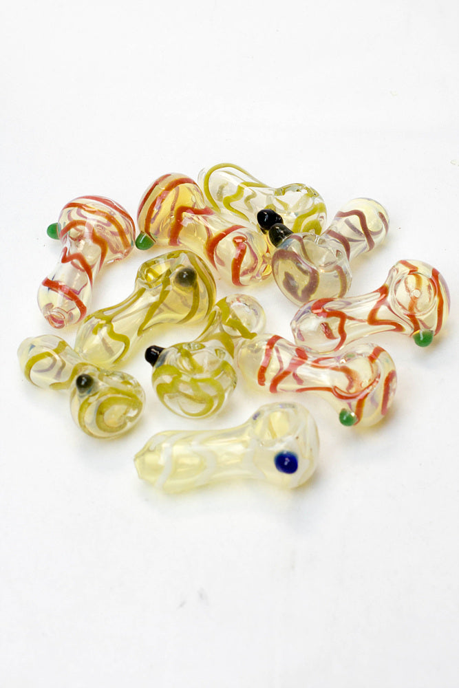 2.5" soft glass 6944 hand pipe - Pack of 10_1