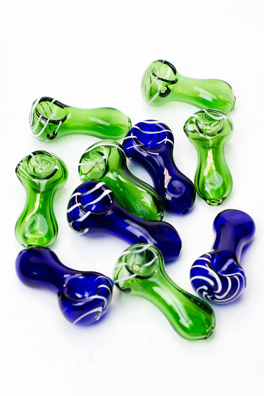 2.5" soft glass 6947 hand pipe - Pack of 10_0